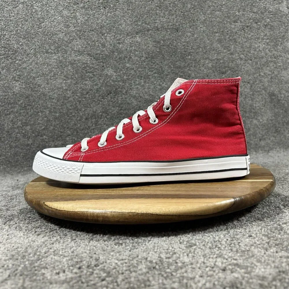 Converse Chuck Taylor All Star High Women’s Sz 10 Red Athletic Skate Shoes Used